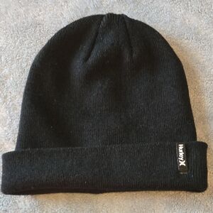 Hurley Classic Black Knit Beanie